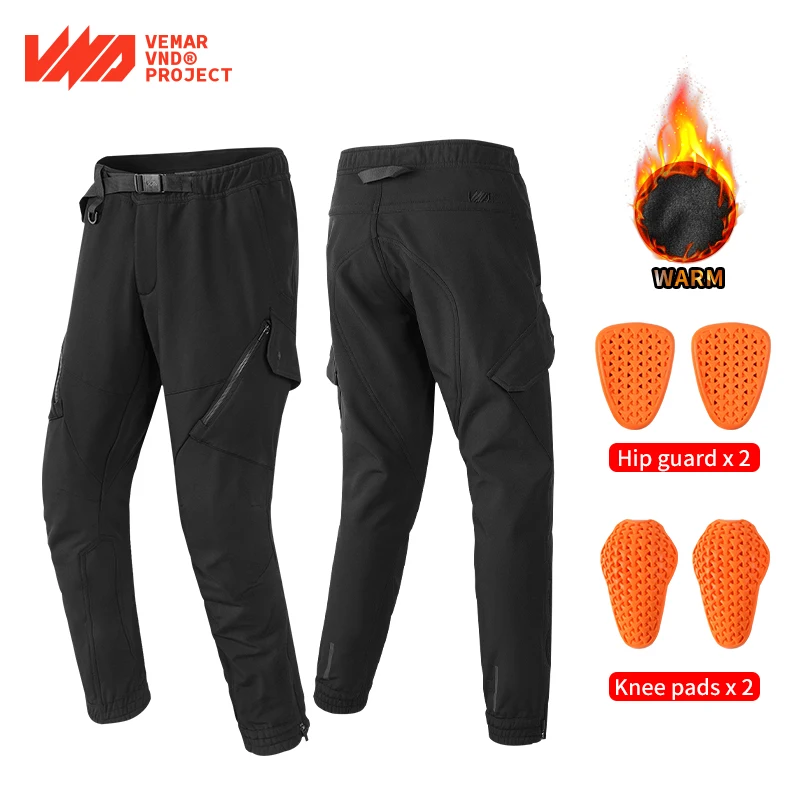 vnd-men's-riding-trousers-winter-windproof-warm-waterproof-ce2-motocicleta-moto-protector-daily-work-commuter-motorcycle-pants