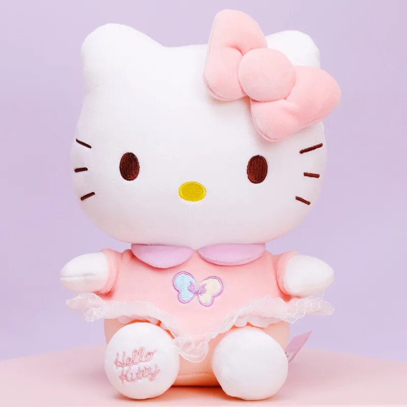 

Hello Kitty настоящие плюшевые игрушки Kawaii Sanrio подарки для девочек тряпичная кукла подушка кукла моя мелодия милые подарки на день рождения CE