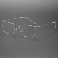 Новые датные брендовые оптические титановые очки в оправе для мужчин и женщин, безвинтовые сверхлегкие очки в тонкой оправе, модные простые очки