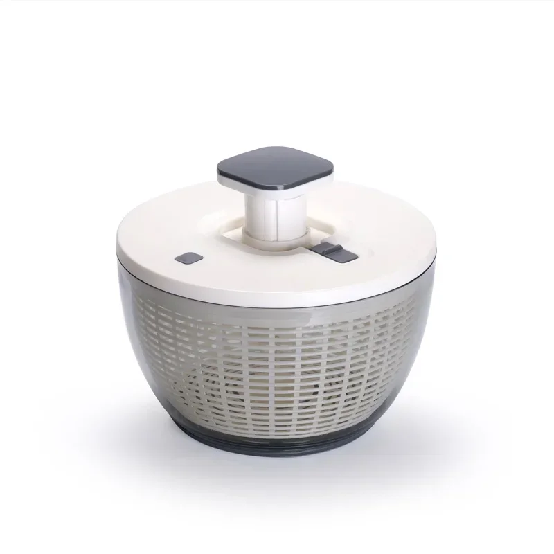 Large Capacity Vegetable and Fruit Dehydrator Home Use Press Type Water Removal Tool Kitchen Small Tool Salad Basket Draining