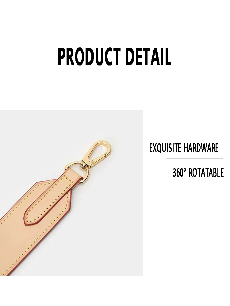 Bag Strap For LV Neverfull Underarm Shorten Straps Handbag Handle Shoulder  Belts 100% Geunnie Leather Bag Accessories - AliExpress