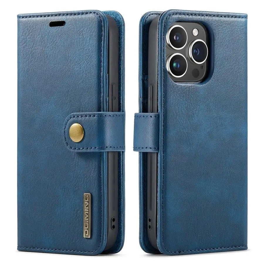Vintage Flip Phone Case with Removable Back & Built-in Magnet