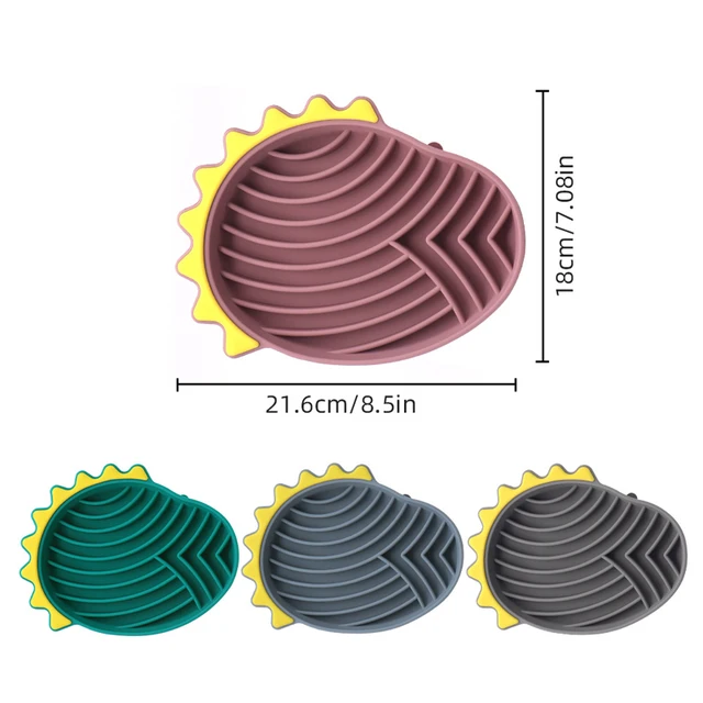 Pet supplies Slow Food Bowl Anti-Knockover Anti-Slip Dog Bathing Distraction Silicone Dog Sucker Food Training Feeder Supplies 6