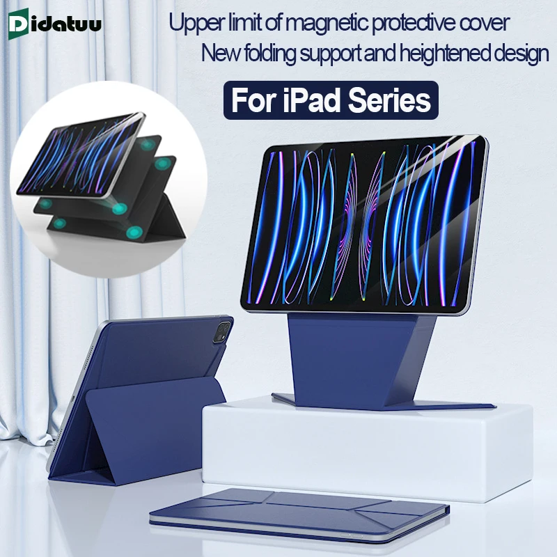Estojo Smart Split Magnético para Ipad Tampa de Altura Vertical Dobrável 10.9 Polegada 10.9 Polegada 12.9 Polegada 11 Polegada 4