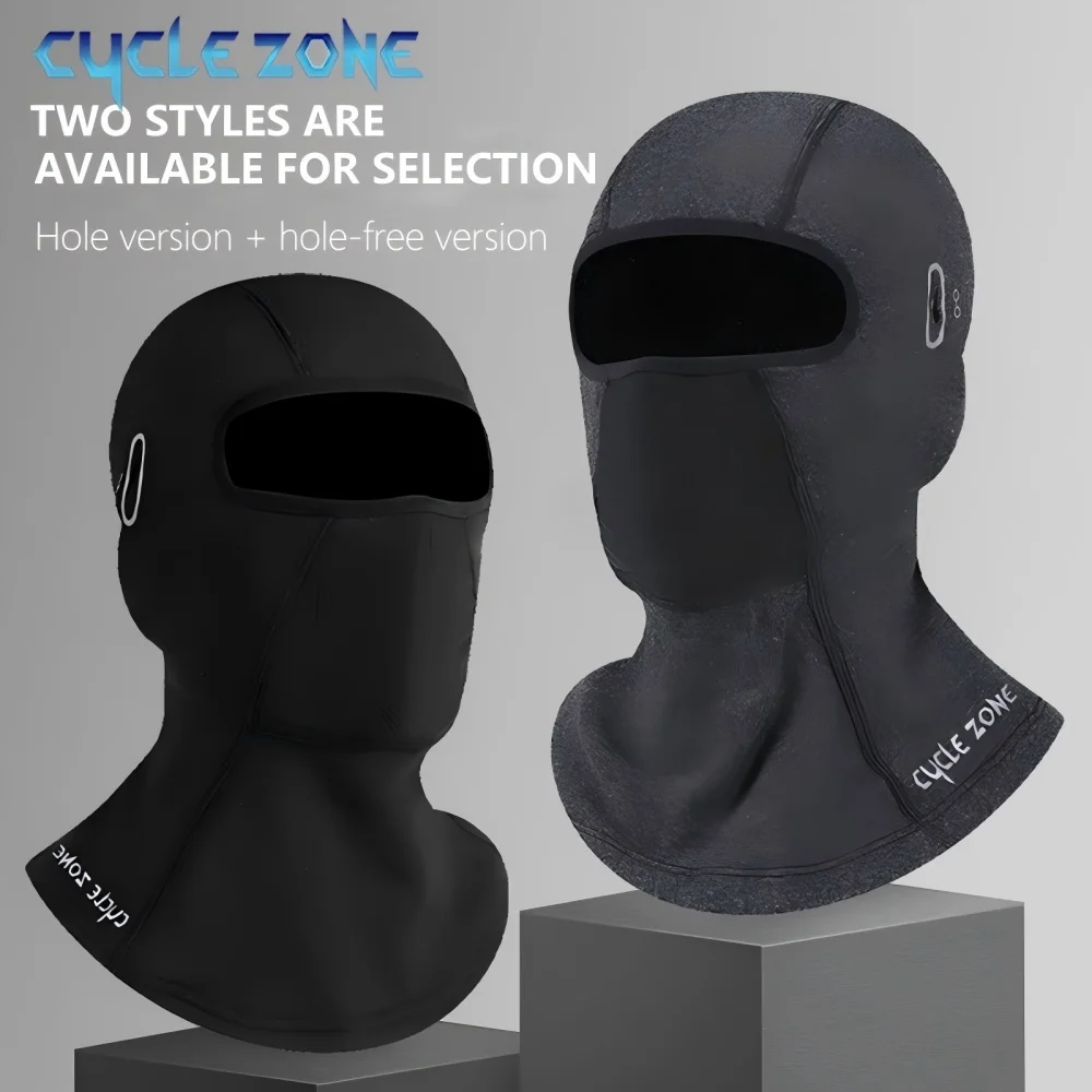 Motorcycle Balaclava Winter Warm Riding Sports Full Face Mask Glasses Hole Windproof Breathable Neck Protect Sunscreen Headwear