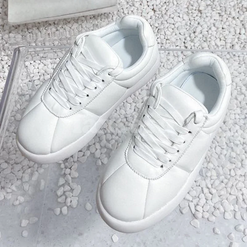

Women Flat Shoes Spring Autumn 2023 New Solid Color Genuine Leather Upper Round Head Casual Shoes Simplicity Versatile Loafers
