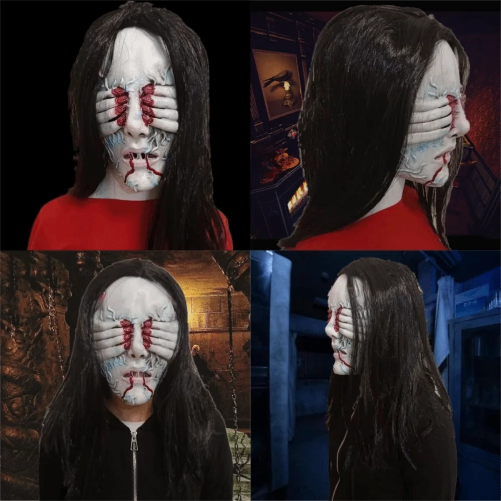 Masque Démon Aveugle à Longs Cheveux – photo 8