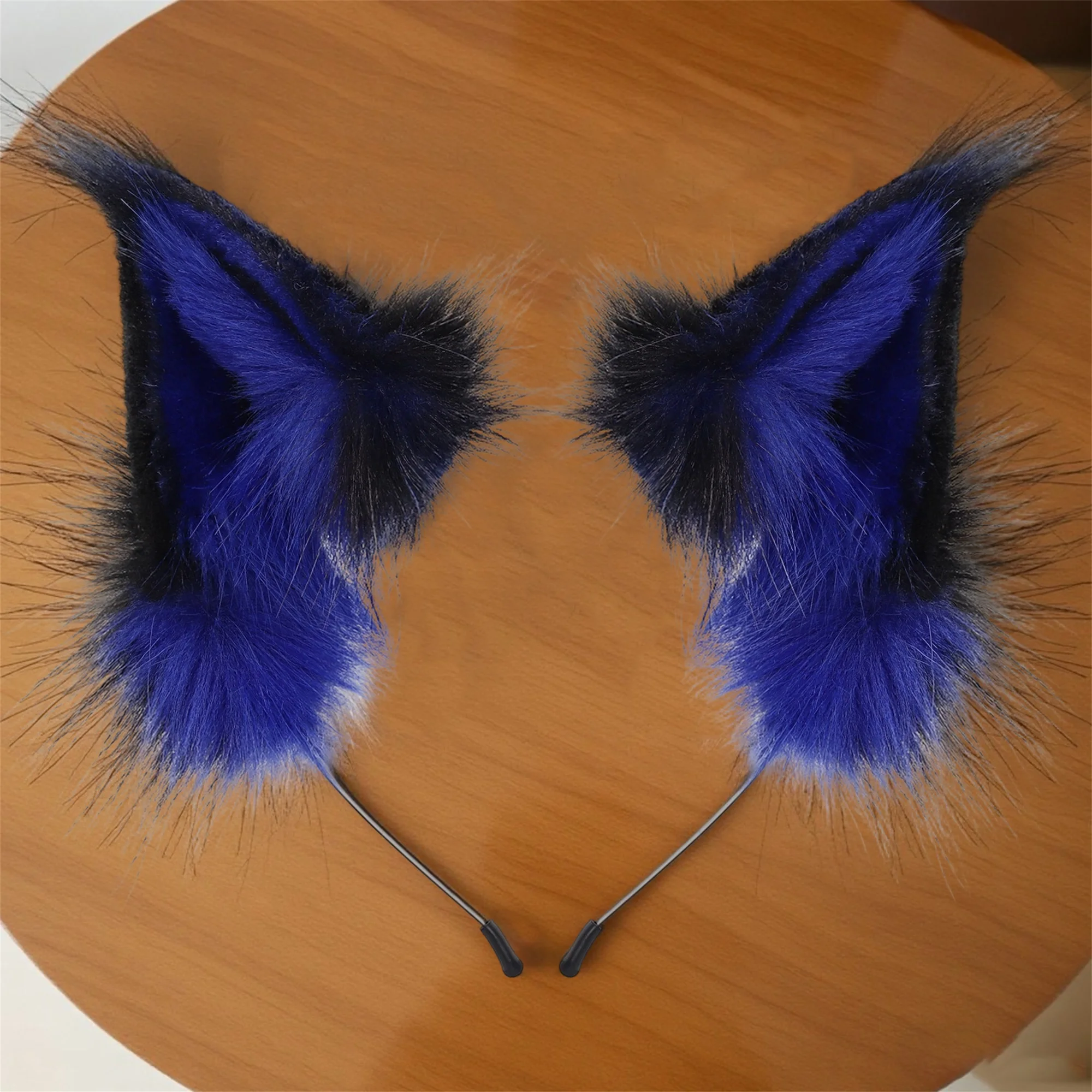 Cute Cat Ear Hair Band Faux Fur Animal Headband for Cosplay & Halloween