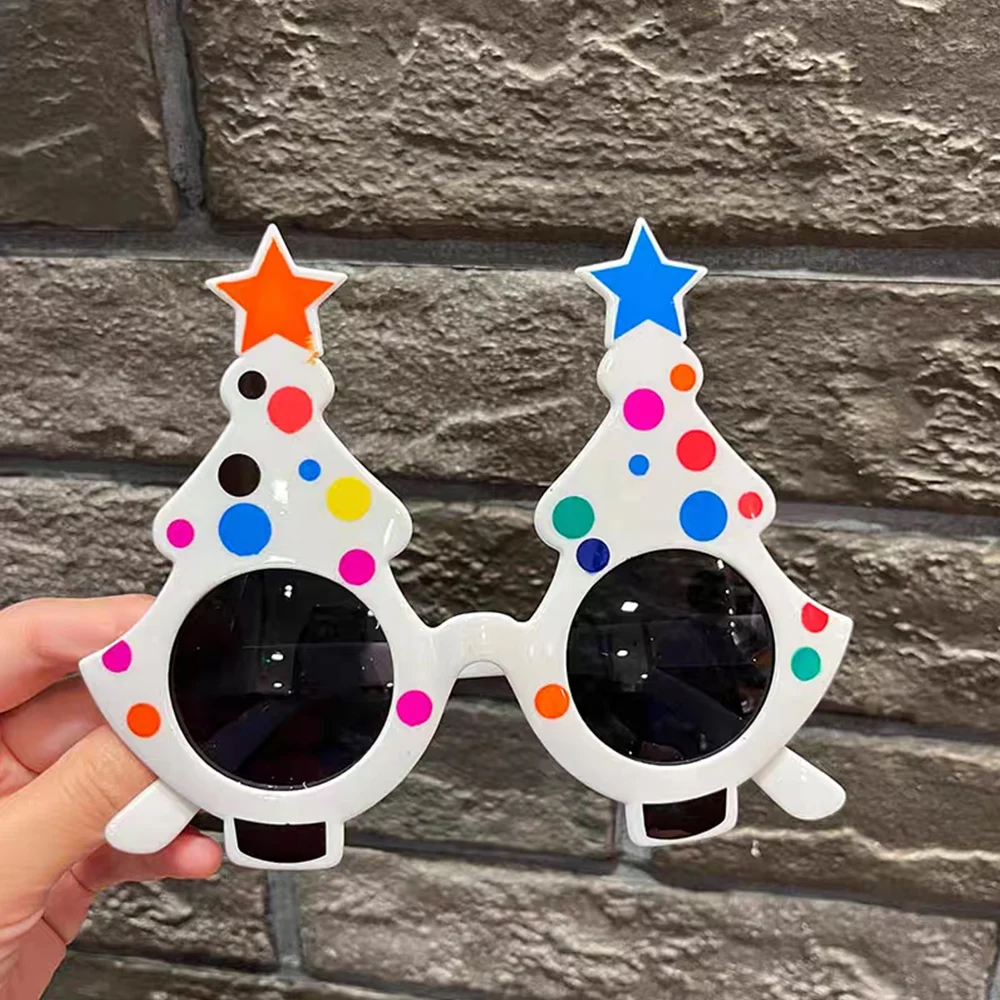Christmas Glasses For Children And Adults Party Decoration Christmas Tree Glasses Decorative Frames