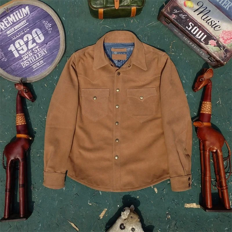

genuine leather 100% fur coat men jacketItalian Polaris cowhide lizard pattern embossed suede baby half lining shirt