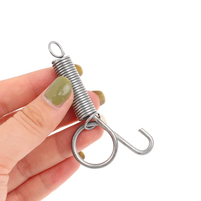 Multipurpose Spring Animal Cage Latches Lock Spring Rabbit Cage Door Tension Spring with Hook 6