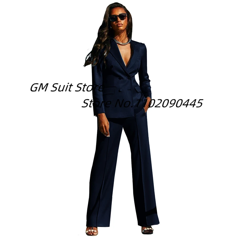 Women Double Breasted Tuxedos Bridal Wedding Pants Suit Slim Fit костюм женский Evening Party Prom Jacket