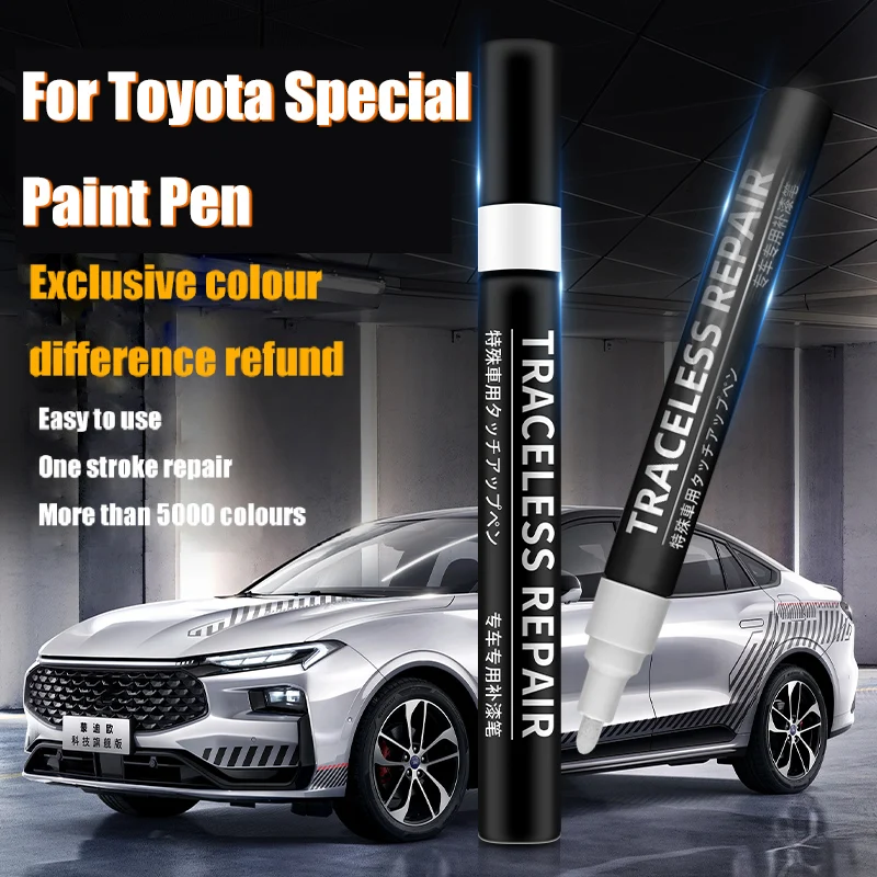 Touch Up Paint Pen for Cars, 2 In 1 Easy & Quick Car Paint Scratch Repair  for Various Car Spot/Linear Scratches