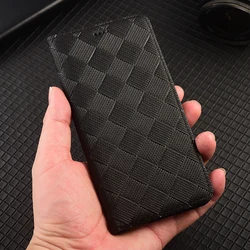 Luxury Genuine Leather Flip Wallet Phone Case with Magnetic Closure and Card Slots for RedMagic 11 AIR (Black)