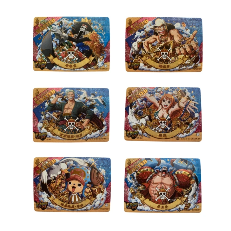 

One Piece Roronoa Zoro Sanji Nami Luffy FRANKY Garp Flash Card Animation Characters Classics Anime Collection Cards Toys