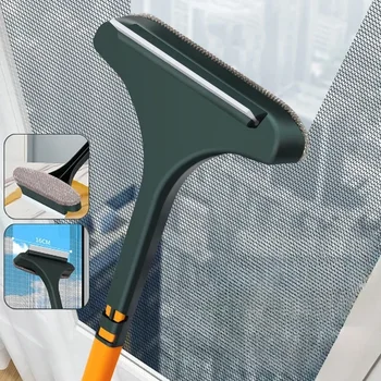 Multifunctional Anti-mosquito Screen Brush Glass Brush Dry and Wet Dual-use Household Cleaning Dust Brush Window Cleaning Tool