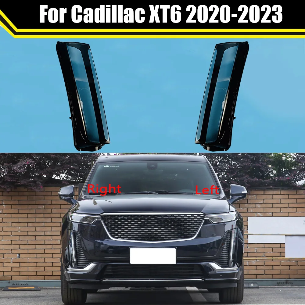 

Car Foglamp Cover Foglight Shell Transparent Lampshade Lampcover For Cadillac XT6 2020-2023 Auto Fog Lamp Light Case