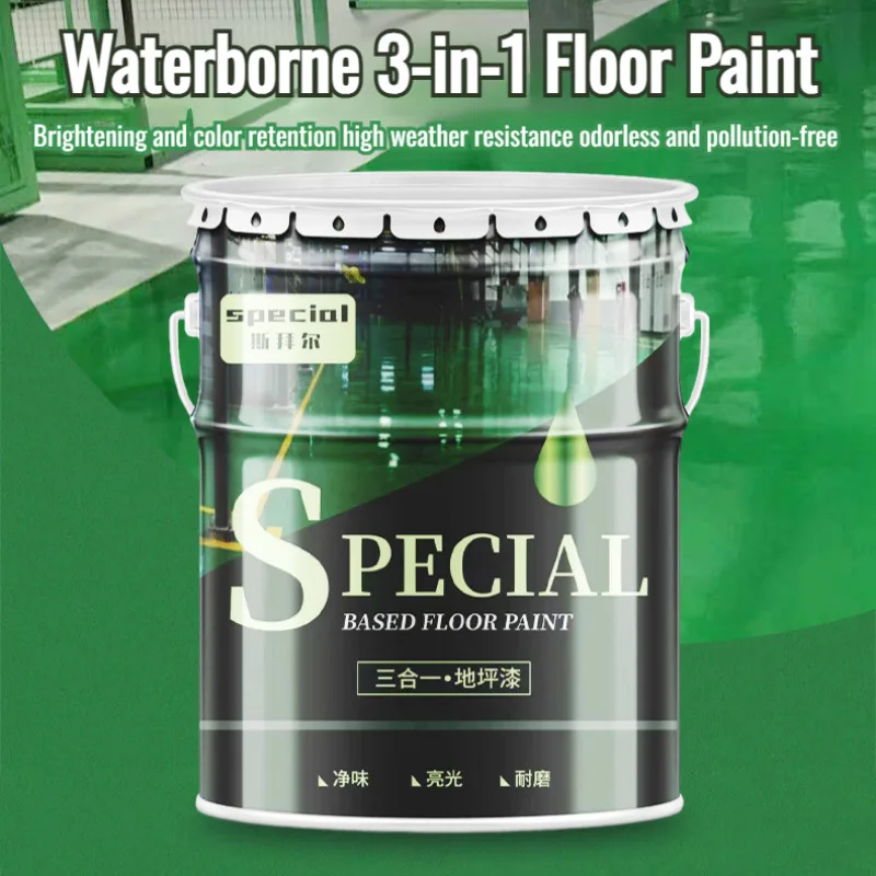 Epoxy Floor Coating Abrasion Resistant Antistatic Household Waterborne Resin Varnish cement floor special coatings
