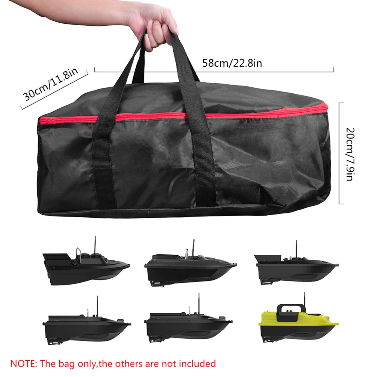 Top choice for outdoor enthusiasts-Stylish, waterproof, and durable black camouflage water repellent bait boat. Ideal fishing