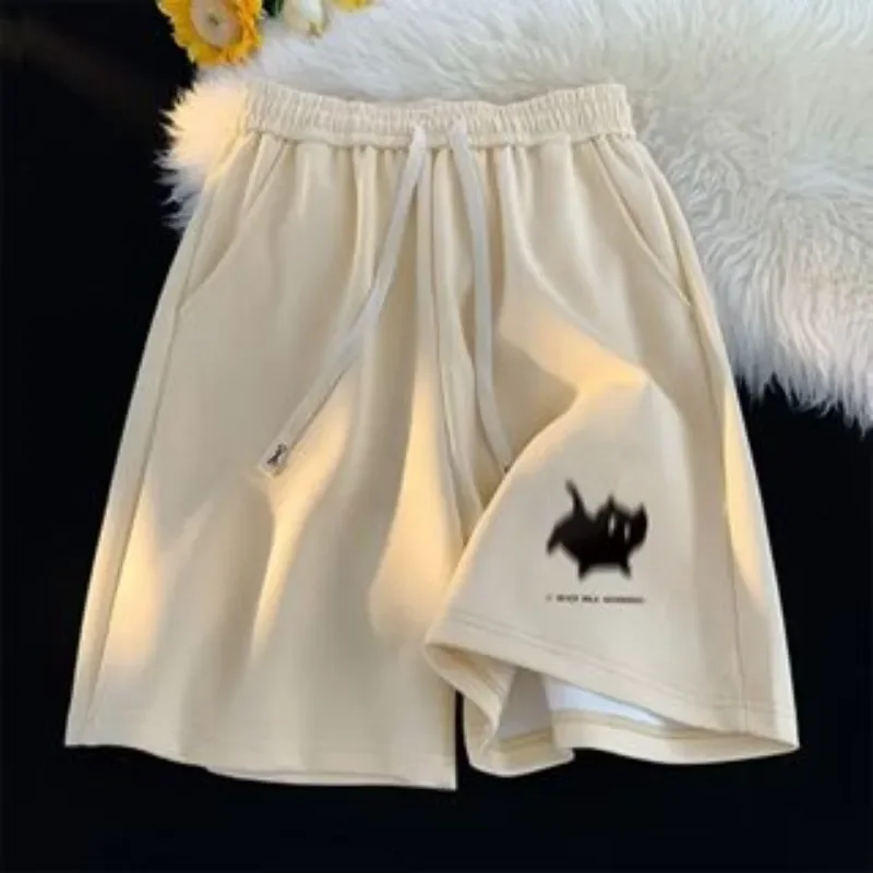 Men's Oversized Graphic Print Basketball Shorts