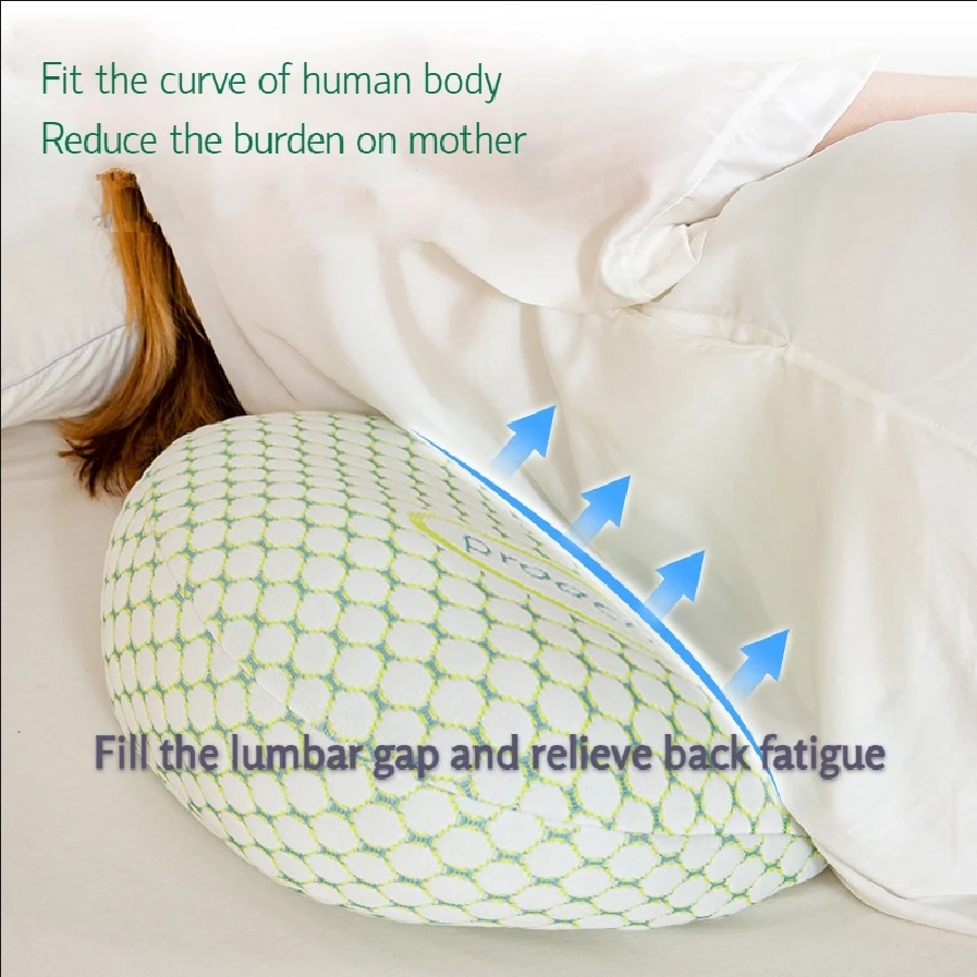 Pregnancy Pillow Multifunctional Body Pillow Maternity H+U-shaped Lumbar Leg Support Cusion Machine Washable