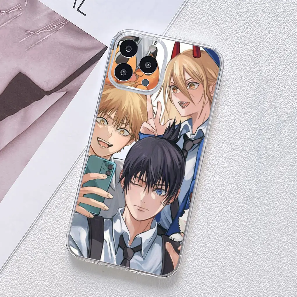 Chainsaw Man Gir Denji Makima Themed Phone Case Cover