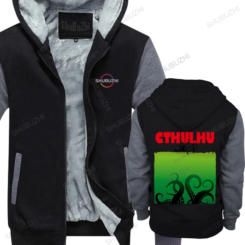 

Mens fall cotton sweatshirt loose tops casual CTHULHU Shubuzhi Brand fleece hoodie Drop Shipping Unisex thick hoody Bigger size