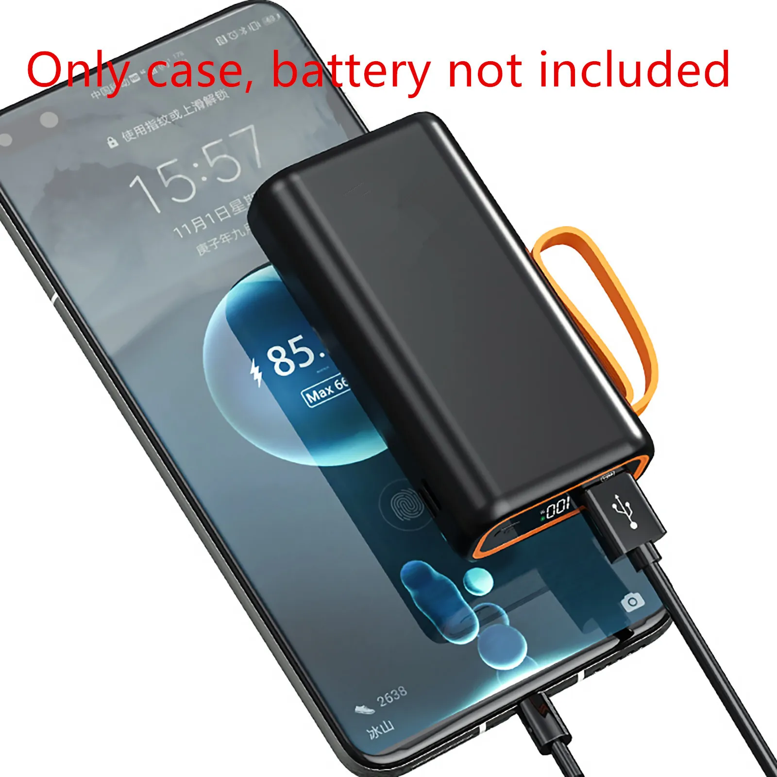 USB C Ÿ ͸  5V, DIY 21700 ͸  ,    ̽, LCD  ÷ , 2 