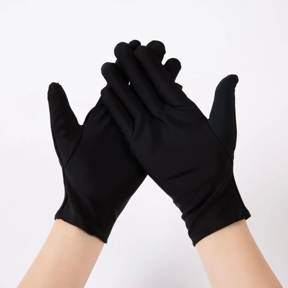 Fashion Gloves Men Etiquette Stretch Gloves Bike Motorcycle Thin Pure Silk Liner Gloves Skiing Walking Inner
