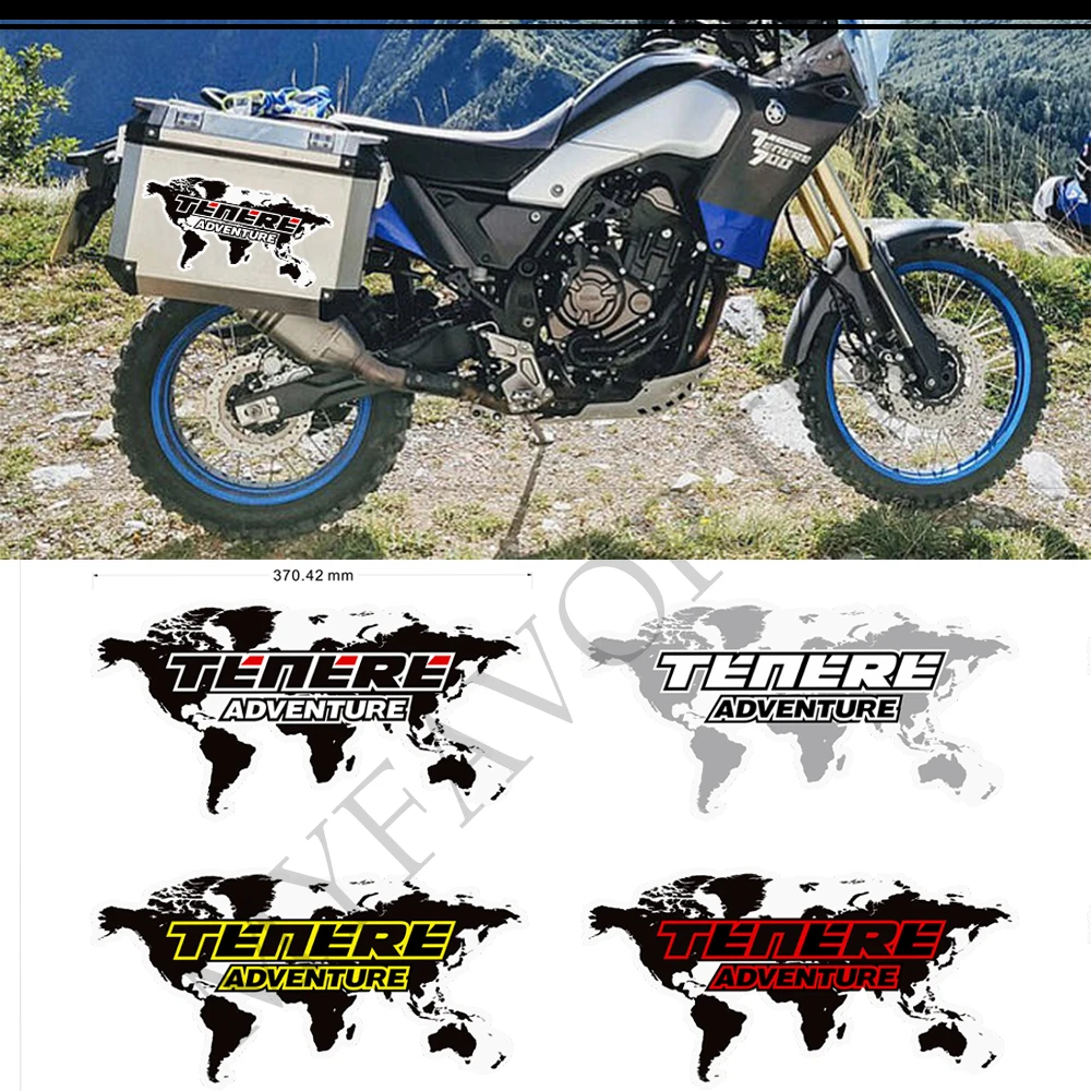 For Yamaha SUPER Tenere 700 1200 Stickers Tank Pad Protector Trunk Luggage Cases Emblem Symbol Fairing Helmet 2019 2020 2021 for yamaha super tenere 700 1200 stickers tank pad protector trunk luggage cases emblem symbol fairing helmet 2019 2020 2021