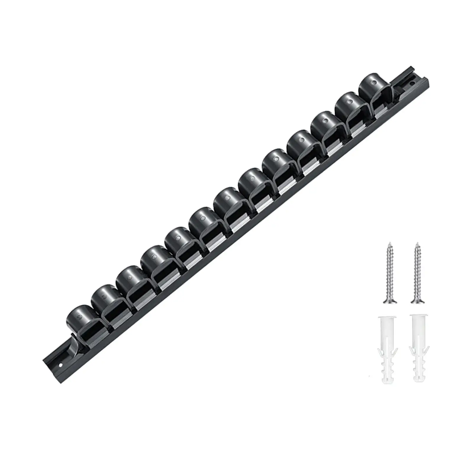 Screwdriver Storage Organizer Rack Storage Wall Mount Garage Fittings Workshop Equipment Easy to Install Wrench Rack