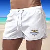 2024 Men's Fashion Printed Swimming Shorts Quick-Drying Beach Suit Breathable Drawstring Pocket 1