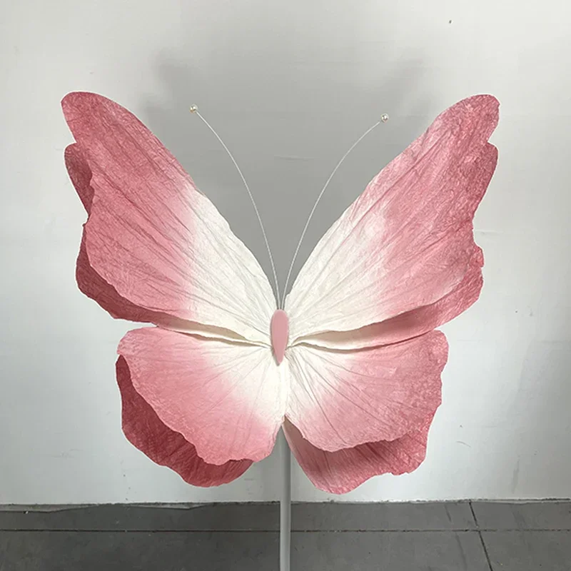 Ghirlanda di bandierine a forma di farfalla di carta viola, decorazione da appendere alla stanza di nozze, belle decorazioni da parete a farfalla per feste ed eventi, farfalle viola vivaci per uso