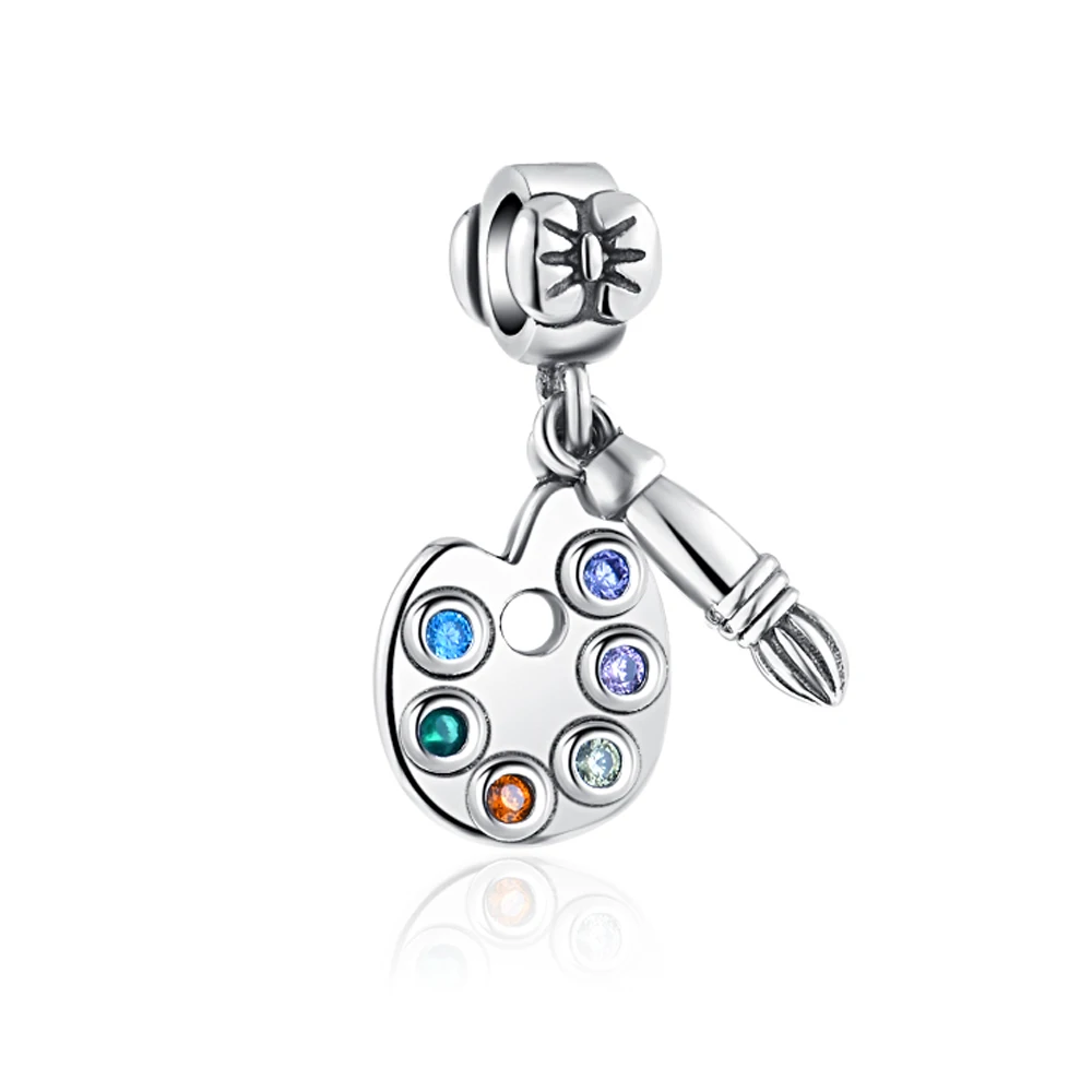2024 New 925 Sterling Silver Reading Book Teacher Graduation Charm Beads Fit Original Pendant Bracelet DIY Fashion Woman Jewelry 5