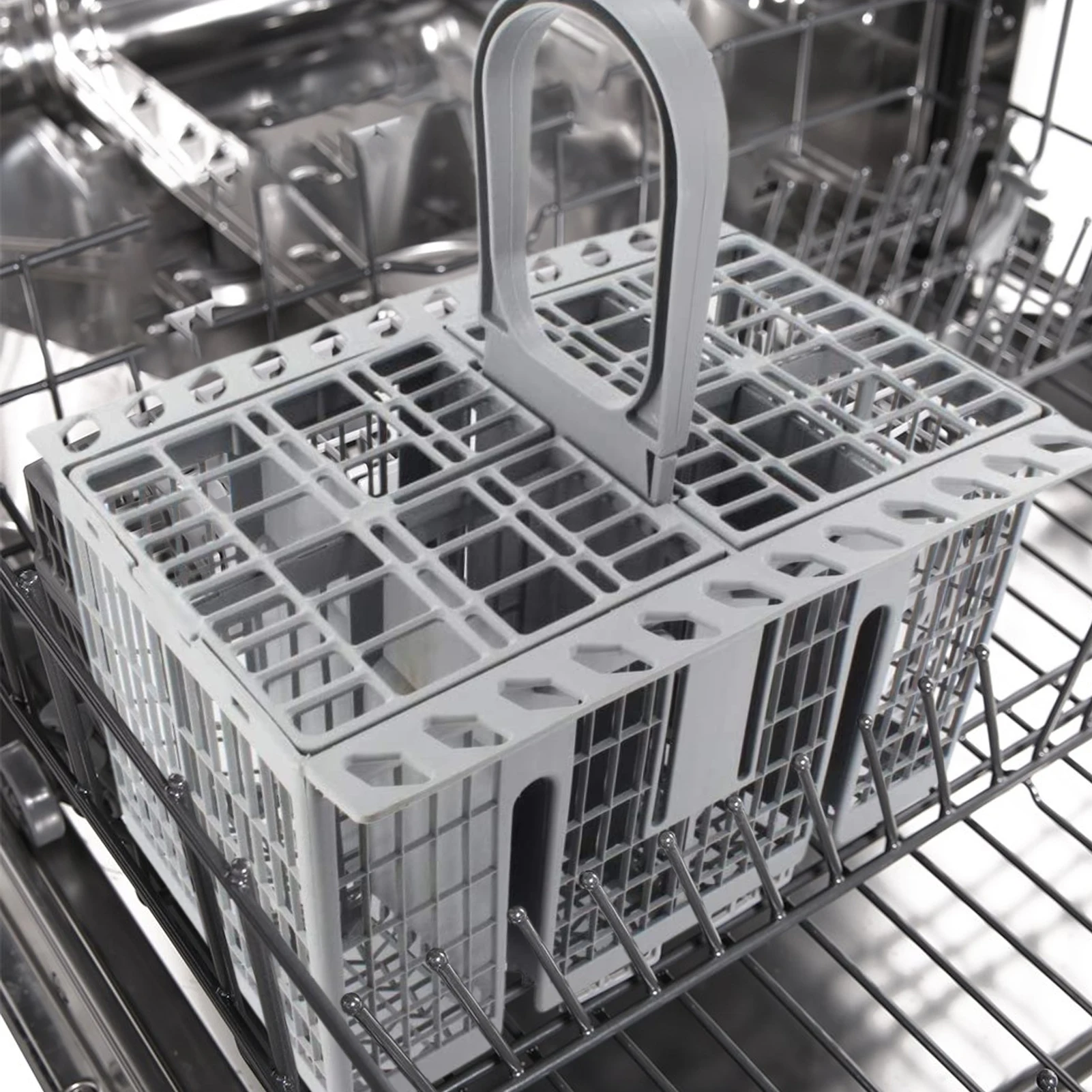 Dishwasher Cutlery Basket Heat-Resistant Universal Dishwasher Basket Stable Cutlery Insert For All Dishwashers Home Storage Box 4