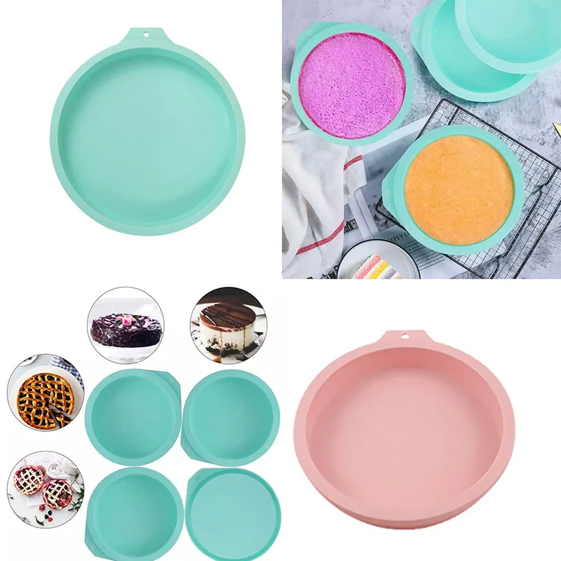 Non-Stick Round Silicone Cake Mold – Heat Resistant, Reusable Bakeware Pan for DIY Dess... - SKU CCM01851 - UGI Packaging