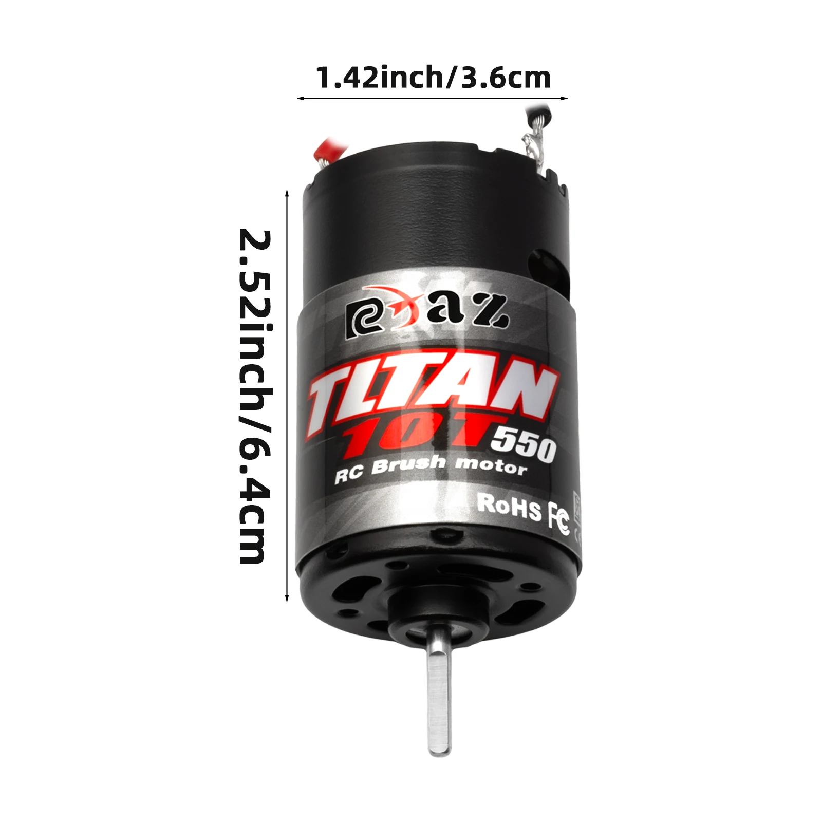 Contrôleur de Vitesse Brushless 60A pour Voiture RC - Tamiya & T Plug, de côté, circuit imprimé visible.