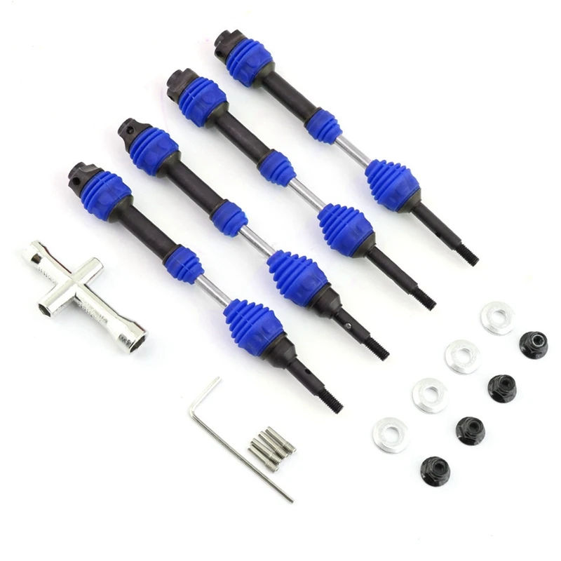 Sostituzione Dell'Albero Di Trasmissione Per Traxxas Hoss/Rustler/Slash/Stampede 4 X4 2Wd 6851R 6852R, Blu