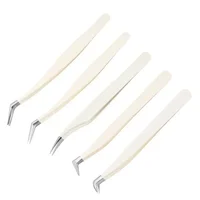 Fiber Tip Eyelash Extension Tweezer Volume Isolation Precise Lash Tweezers Nano Technology Eyebrow From Makeup Eyelash Tweezers 1