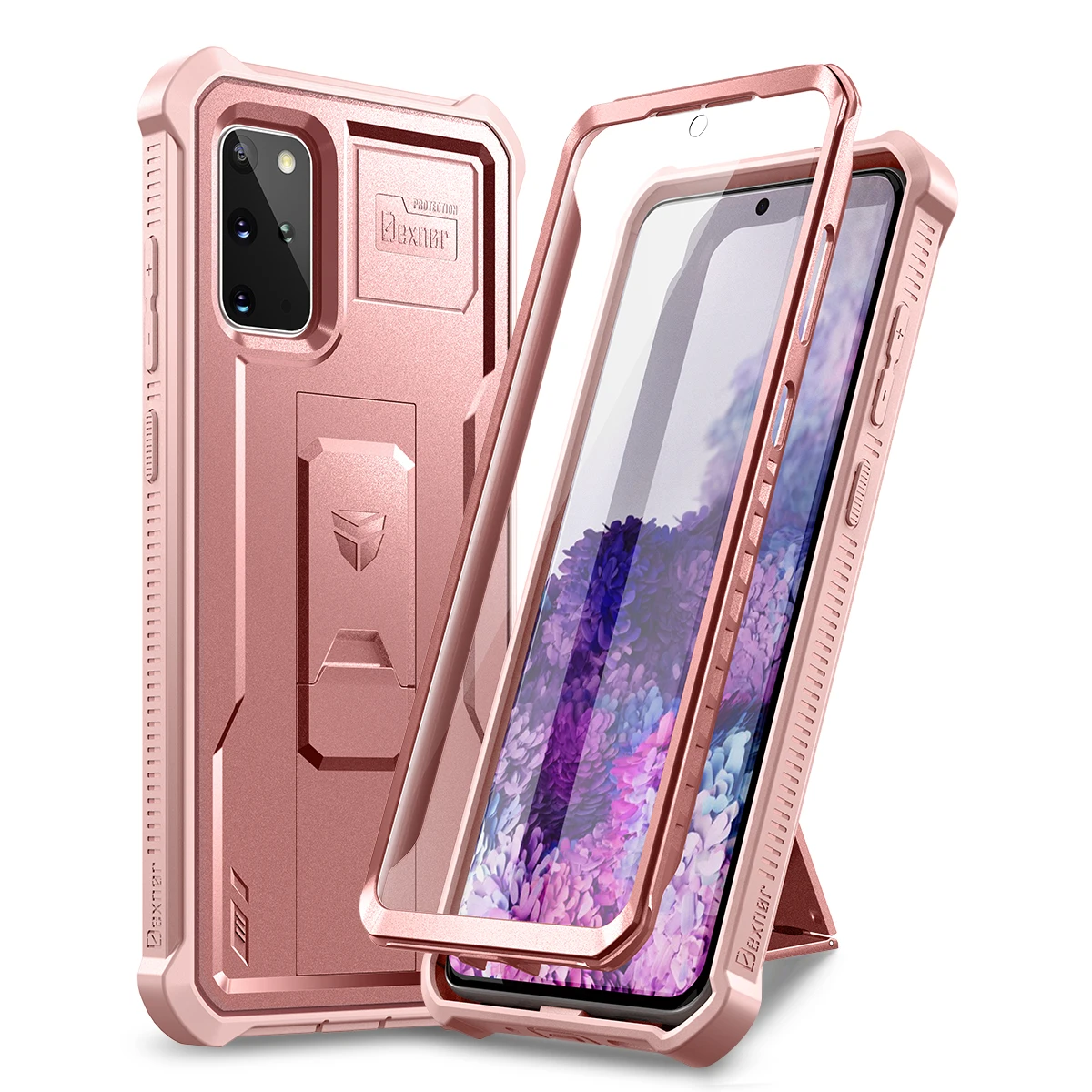 

360Full Body Bumper Shockproof Military Grade Armor Grade Drop Shell Phone Case For Samsung Galaxy S20 Plus 5G Kickstand Cover