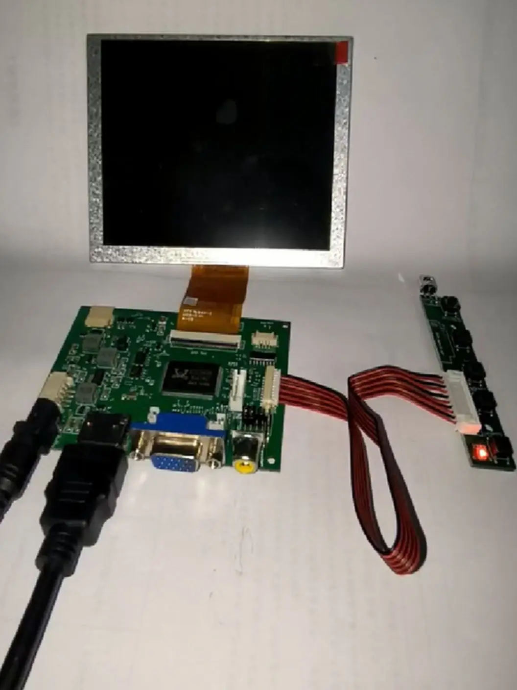 Tft Lcd Screen Display Monitor com Hdmi Vga e 2av Controle Driver Board Substituição At050tn22 Zj050na08c 640×480 5