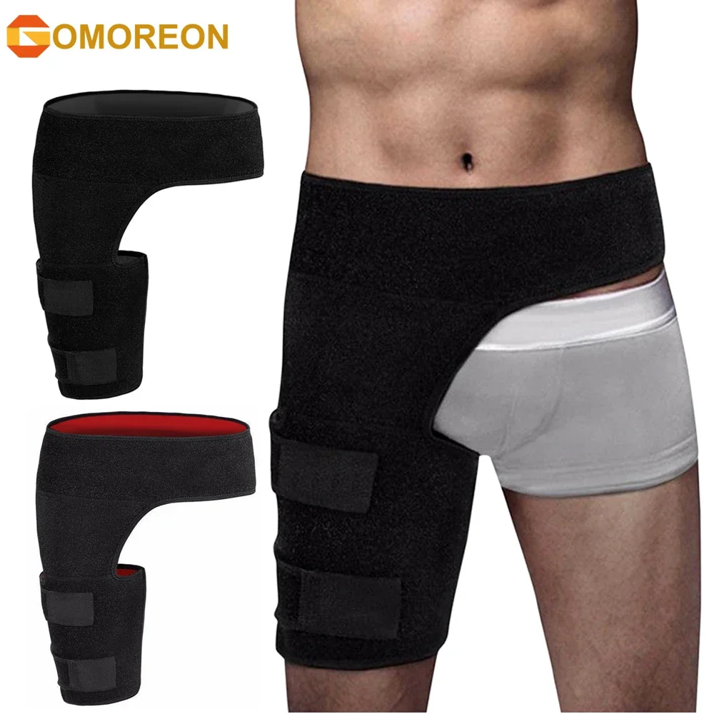 Tutore Per Anca Janustar Per Sciatica E Dolore Inguinale, Compressione Regolabile Per Coscia E Tendine Del Ginocchio, Uomo E Donna, Gamba Destra