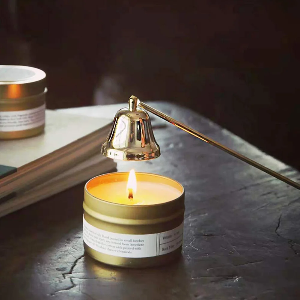Candle Snuffer Accessories Vintage Decoration Candle Cover Tool Bell Shape Long Handle Banquet