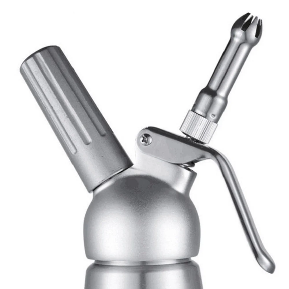 Distributeur de crème Whipper Siphon à Chantilly Professionnel Aluminium  500ml en acier inoxydable Siphons pour Mousses et Crèmes