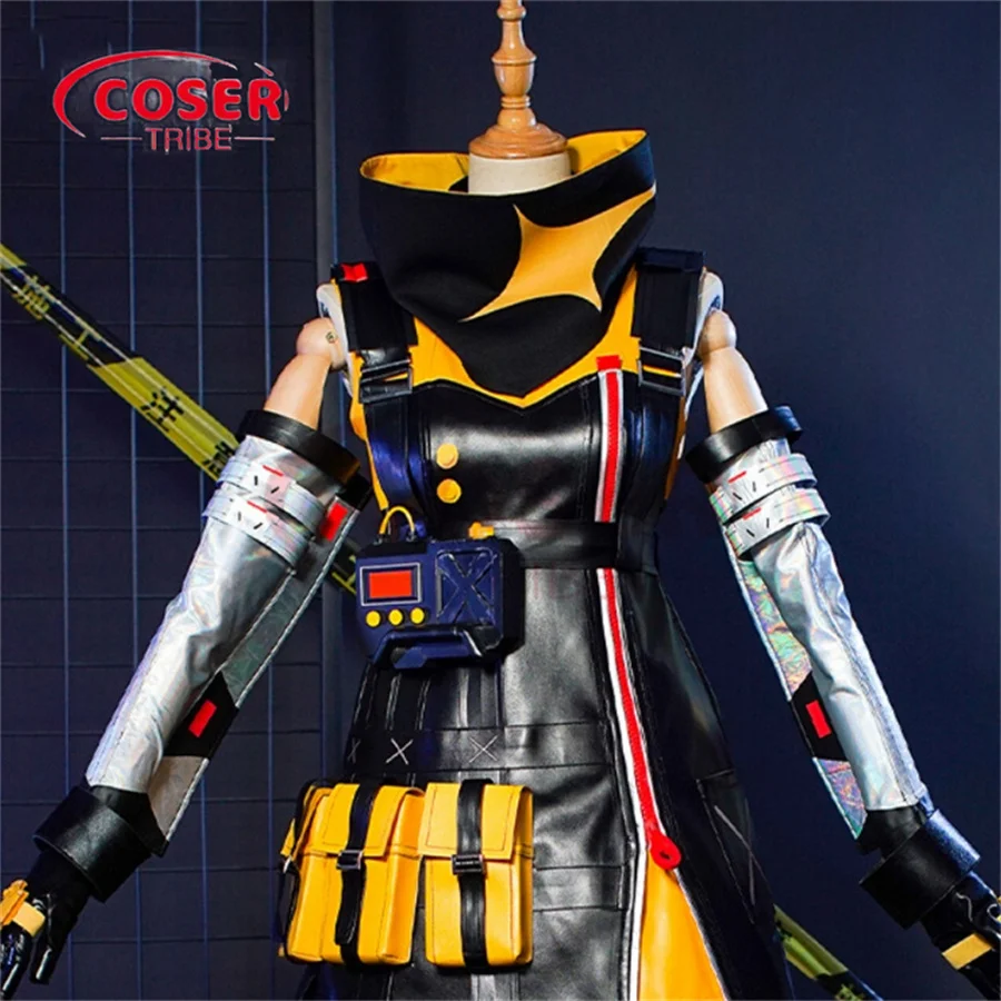 

COSER TRIBE Anime Game Zenless Zone Zero eleventh Cute female workwear style Carnival Role CosPlay Costume Complete Set