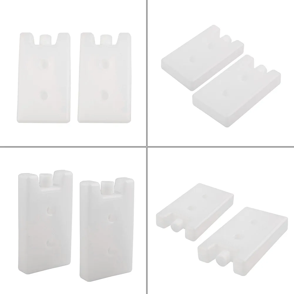 Empty Ice Pack 2pcs 400ml Long-Lasting Reusable Ice Block Lunch Box Cool Packs Portable Water Block Box Fresh Food Storage ice pack cloth ice pack physical therapy bag