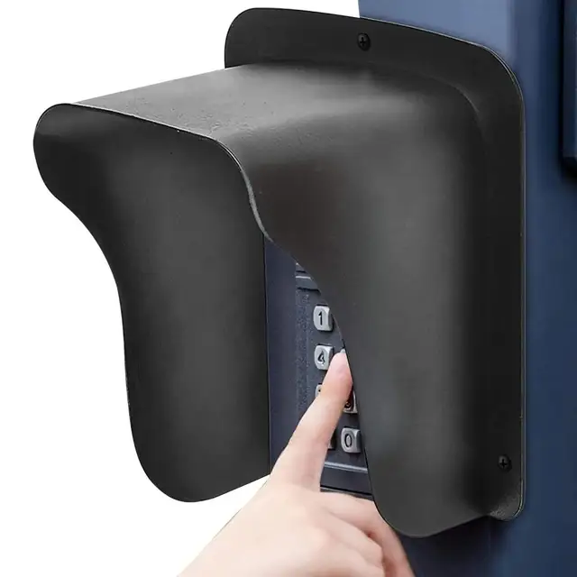 초인종을 완벽하게 보호하는 파손 방지 내열성 레인 커버