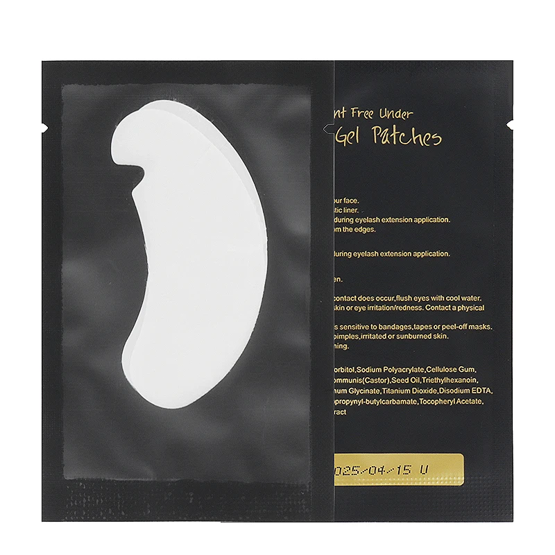 Eyelash Patches Eyelash Patch Eyelash Extension Tape Eyelash Pads Eyelash Accessories Eyelash Extension Supplies 50 Pairs Eyelash Extension Hydrogel Patches Grafting Eyelashes U Shaped Gel Eye Pads