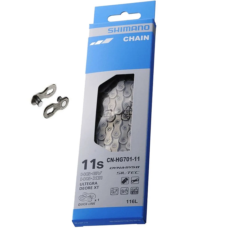 Велосипедная цепь Shimano HG701 11 скоростей в велосипедная детали для велосипеда 116