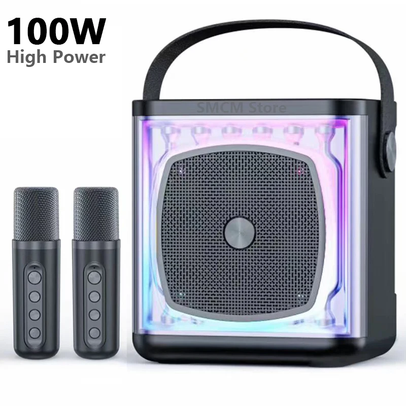 

100W High Power Wireless Portable Microphone Bluetooth Speaker Sound Family Party Karaoke Subwoofer Boombox caixa de som Ys-308